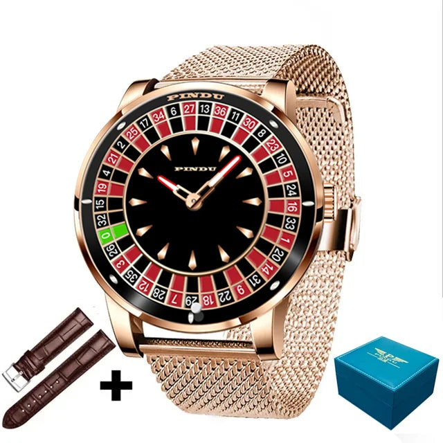 Pindu Design™️ Luxury Roulette Watch