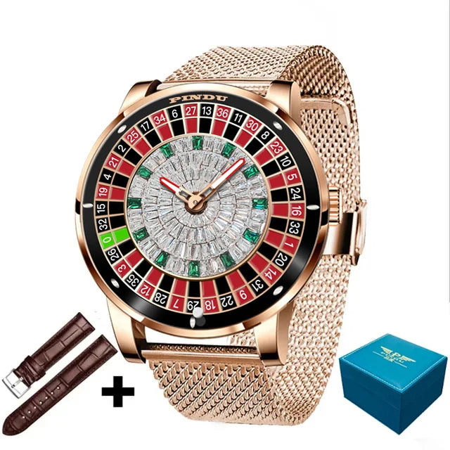 Pindu Design™️ Luxury Roulette Watch